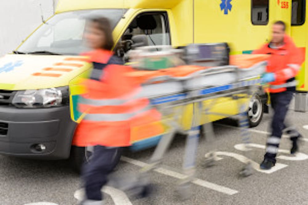 ambulance and paramedics