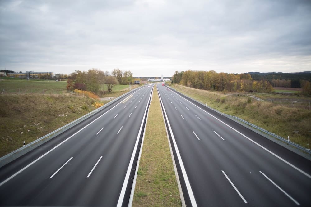 empty highway concept