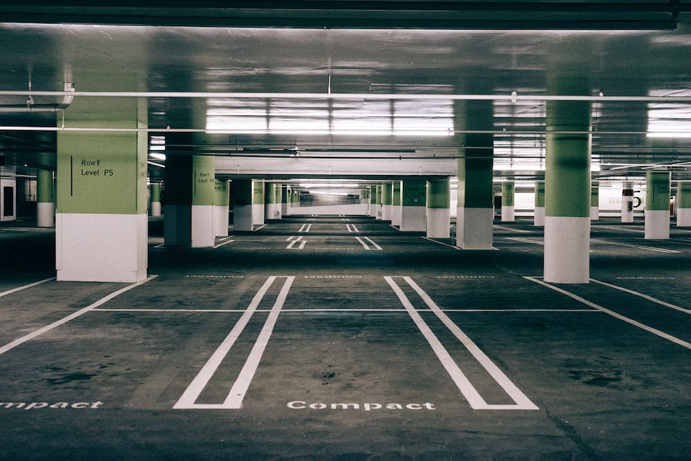 parking garage interior