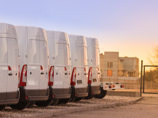 row of company cars