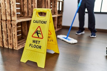 wet floor sign