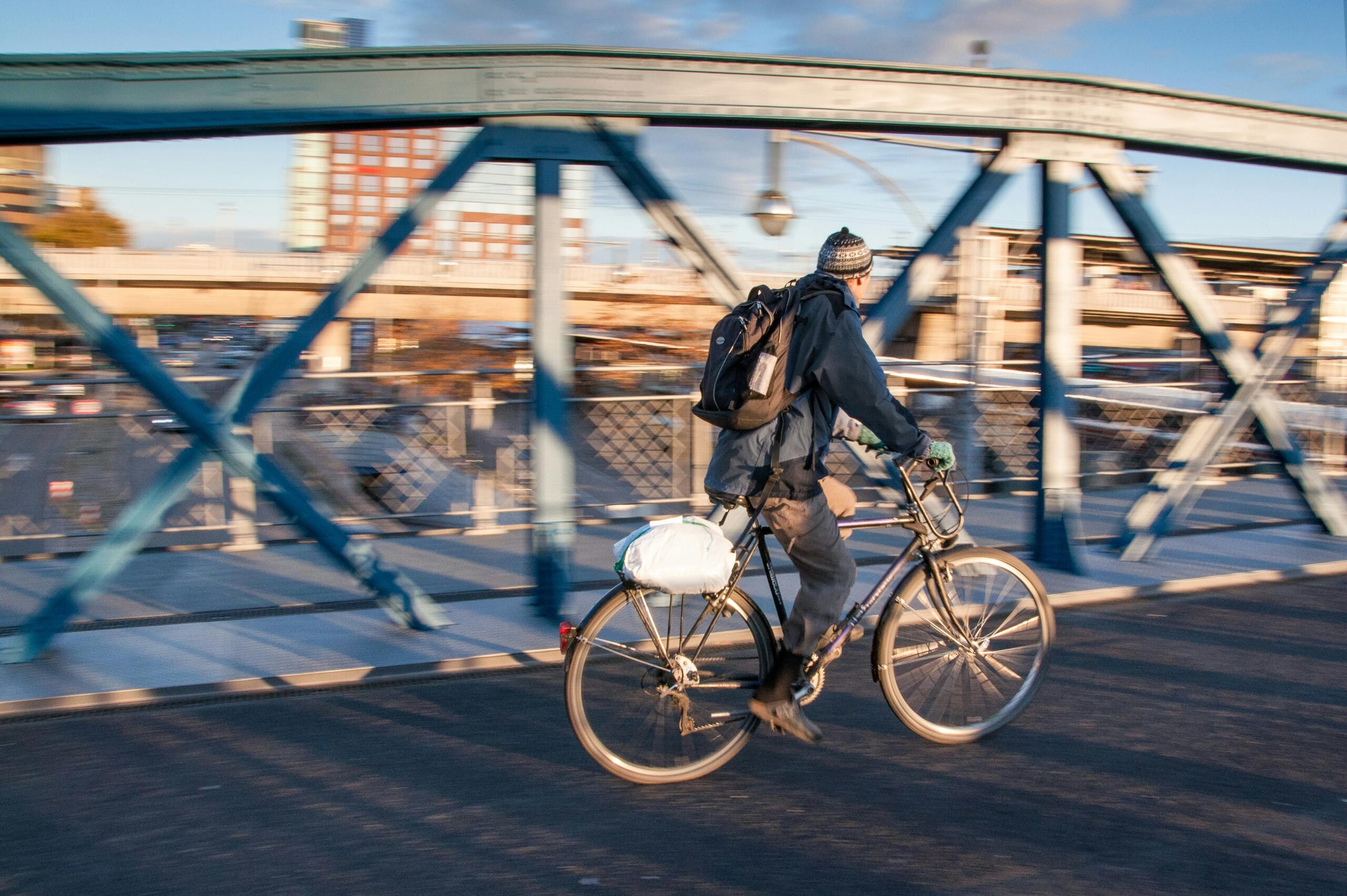 person on bike